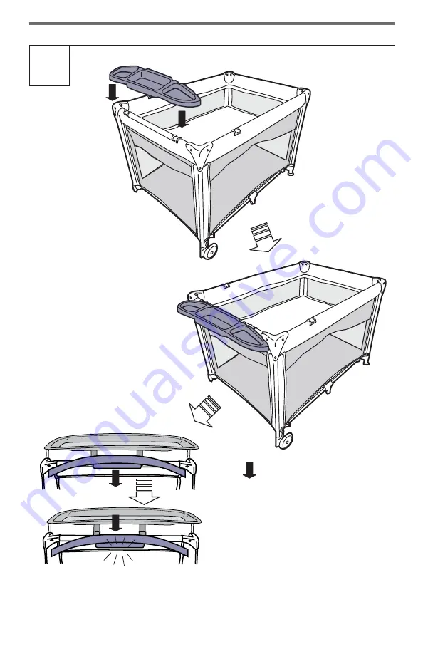 ingenuity Smart & Simple Travel Cot Manual Download Page 12