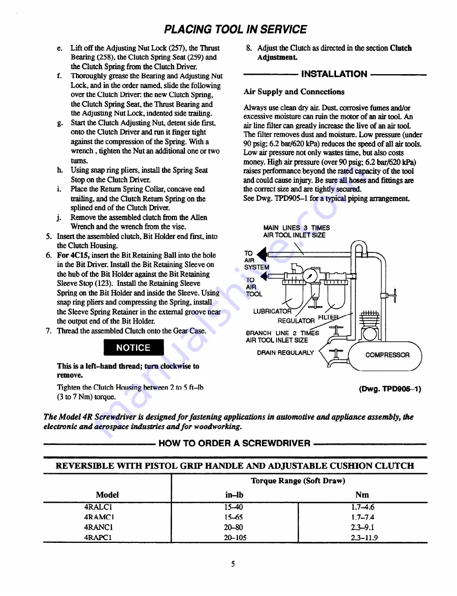 Ingersoll-Rand 4RSERIES Operation And Maintenance Manual Download Page 5