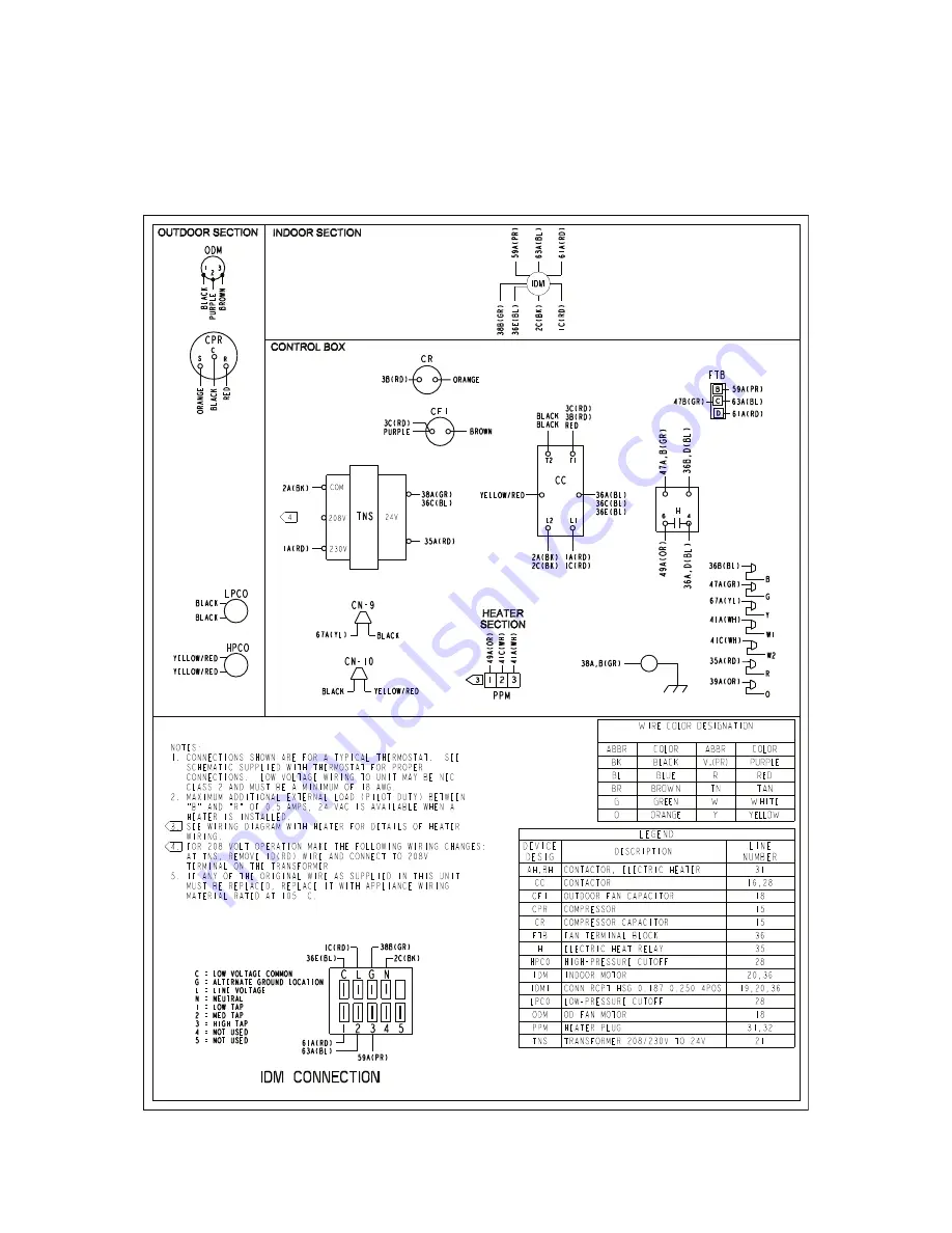 Ingersoll-Rand 4TCA4048A1000A Service Facts Download Page 7