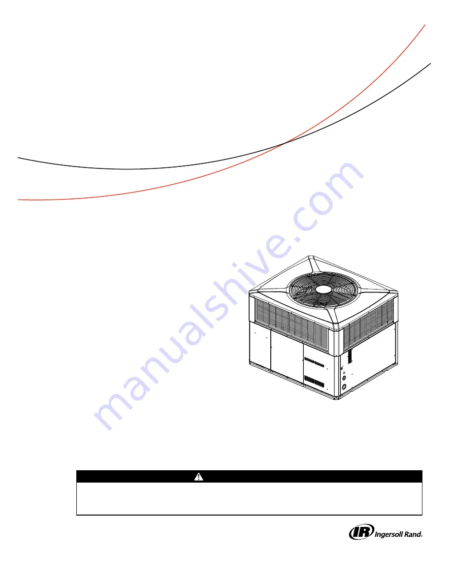 Ingersoll-Rand 4WCC4024A1000A Installer'S Manual Download Page 1