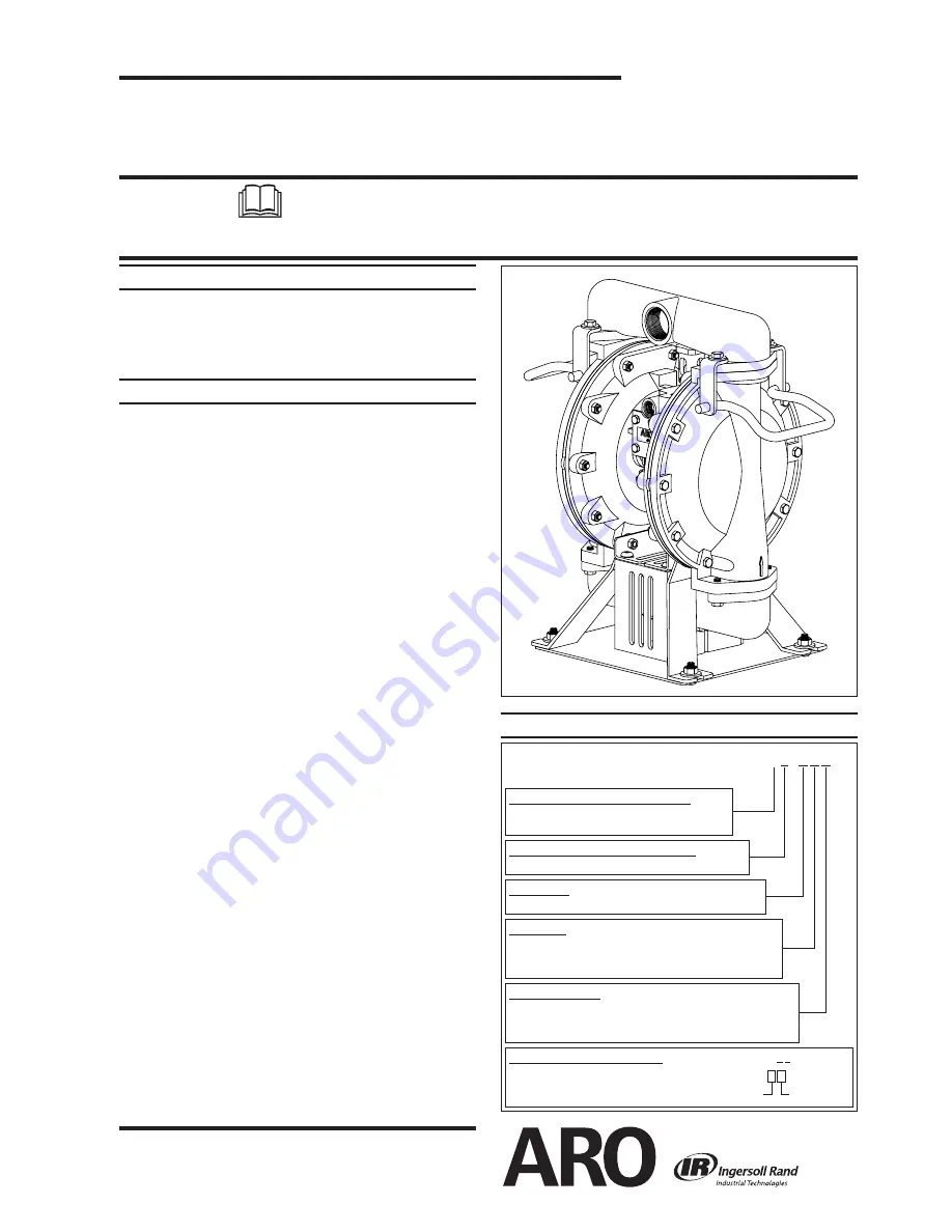 Ingersoll-Rand 66M150-XXX-C Operator'S Manual Download Page 1