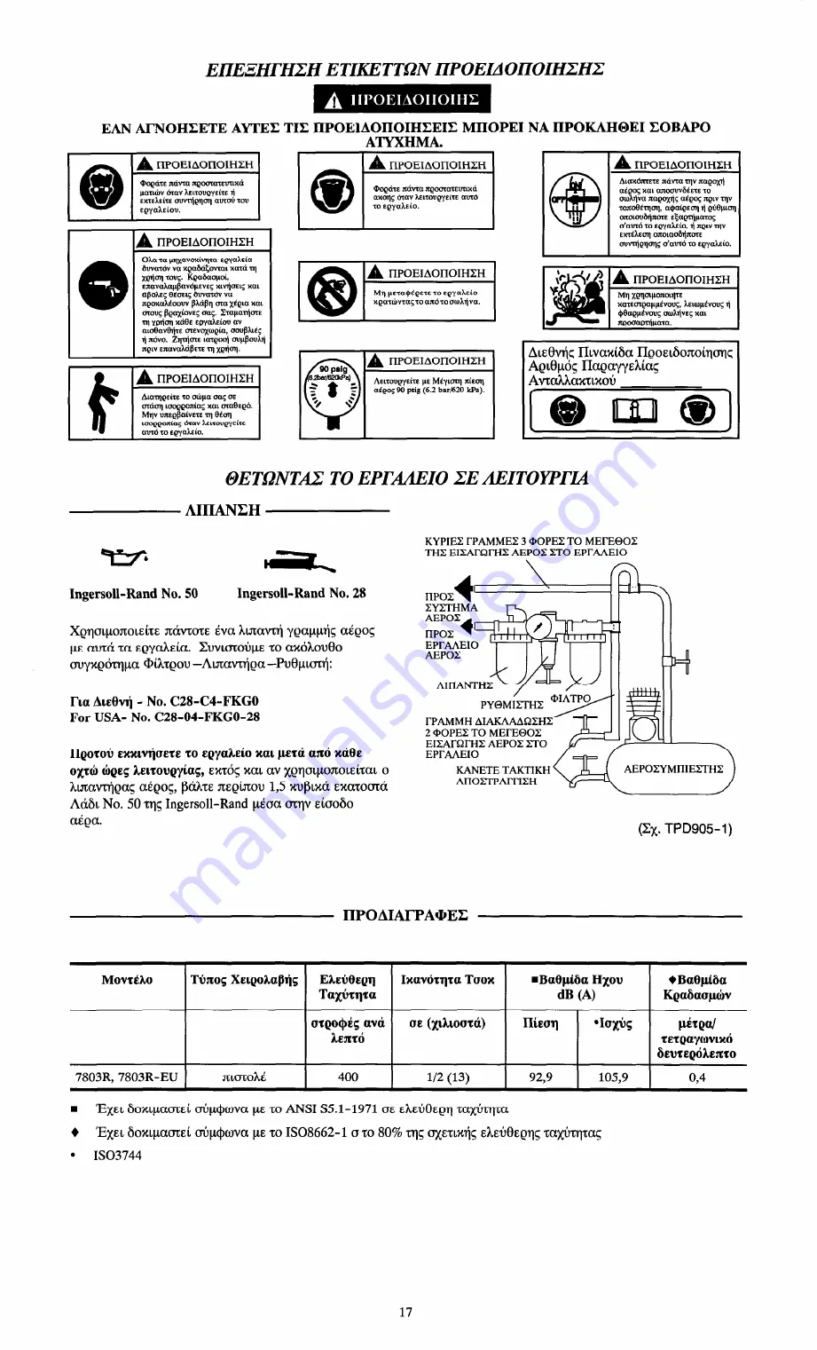 Ingersoll-Rand 7803R Instructions Manual Download Page 40