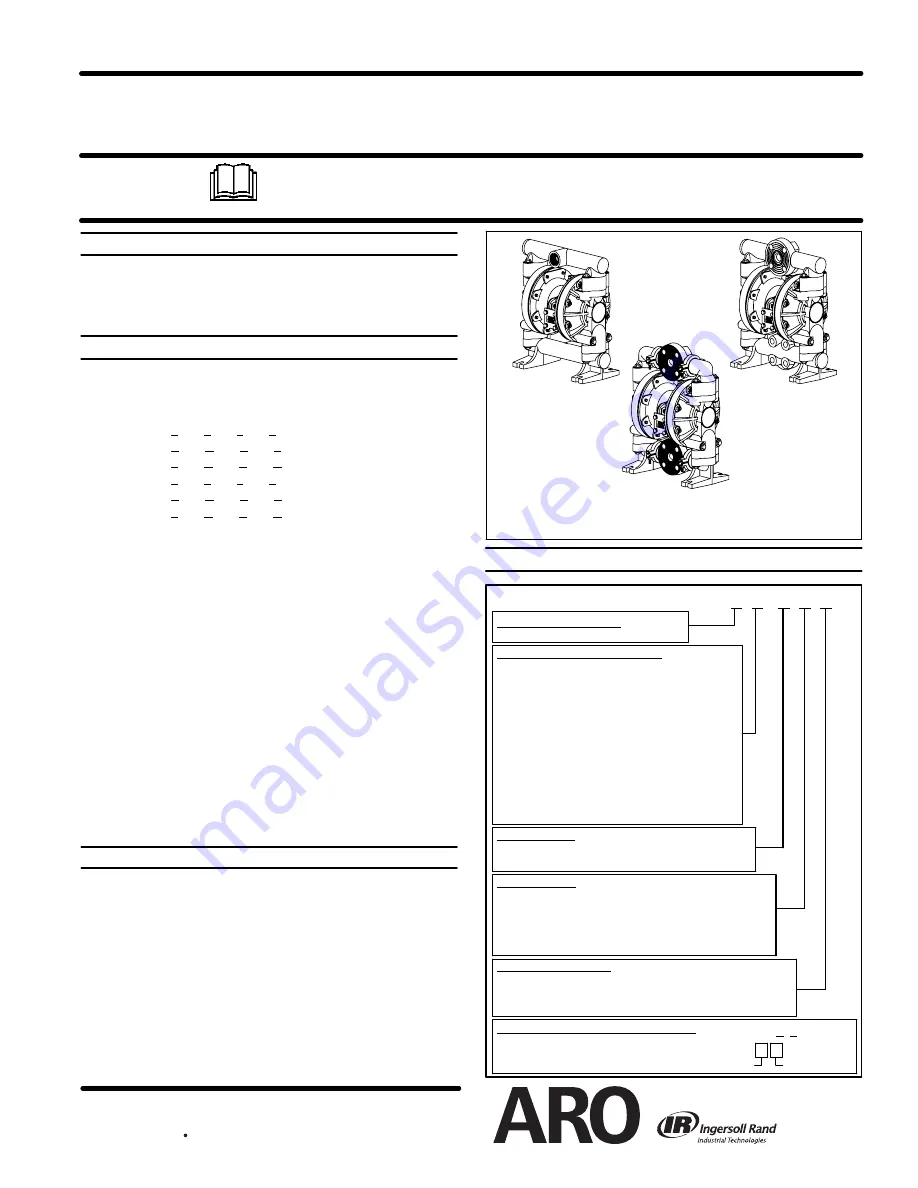 Ingersoll-Rand ARO 6661A C Series Скачать руководство пользователя страница 1