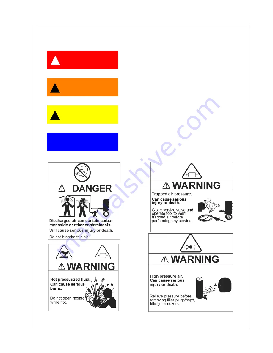 Ingersoll-Rand DOOSAN HP375WCU Operation & Maintenance Manual Download Page 21