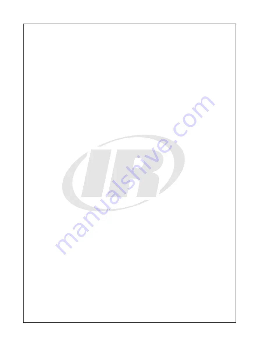 Ingersoll-Rand DOOSAN HP375WCU Operation & Maintenance Manual Download Page 40