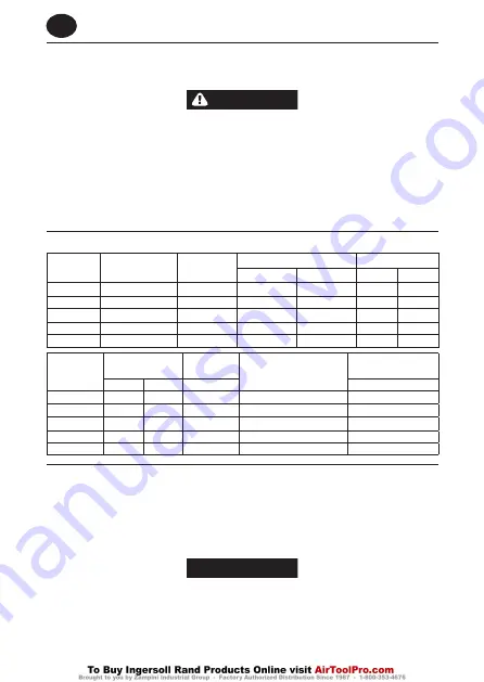 Ingersoll-Rand EL0109E Product Information Download Page 2