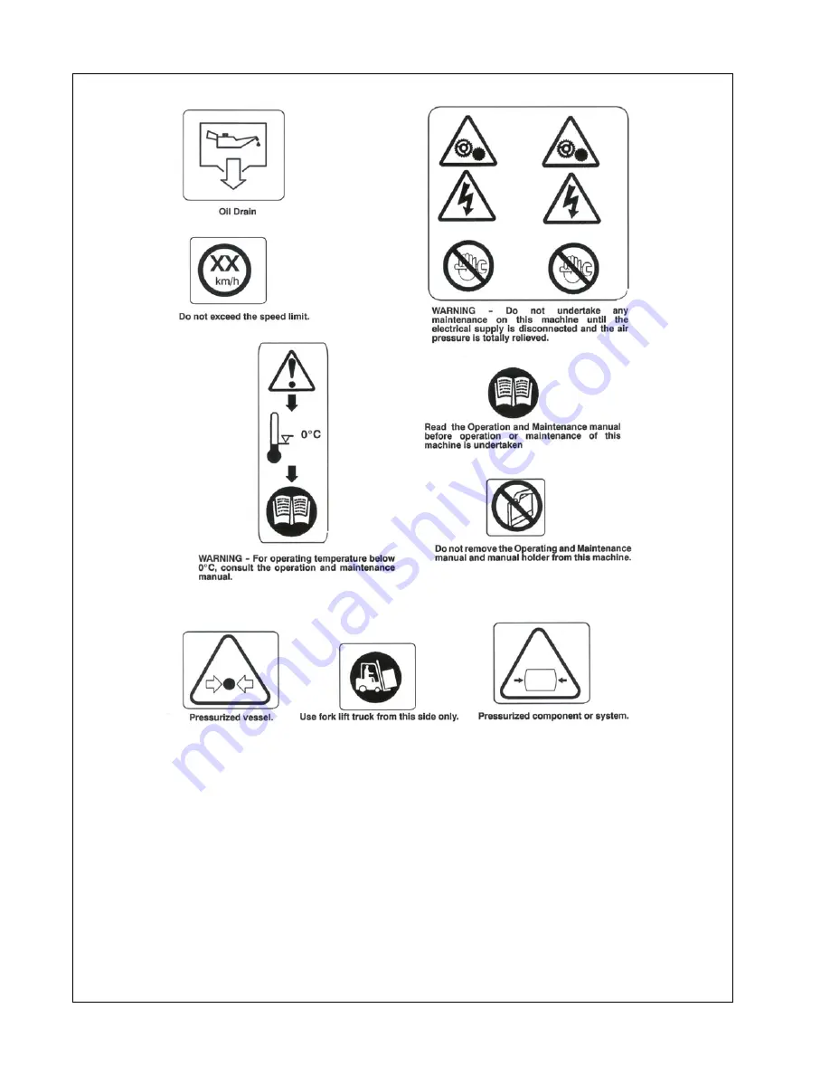 Ingersoll-Rand P250WJD Operation And Maintenance Manual Download Page 16