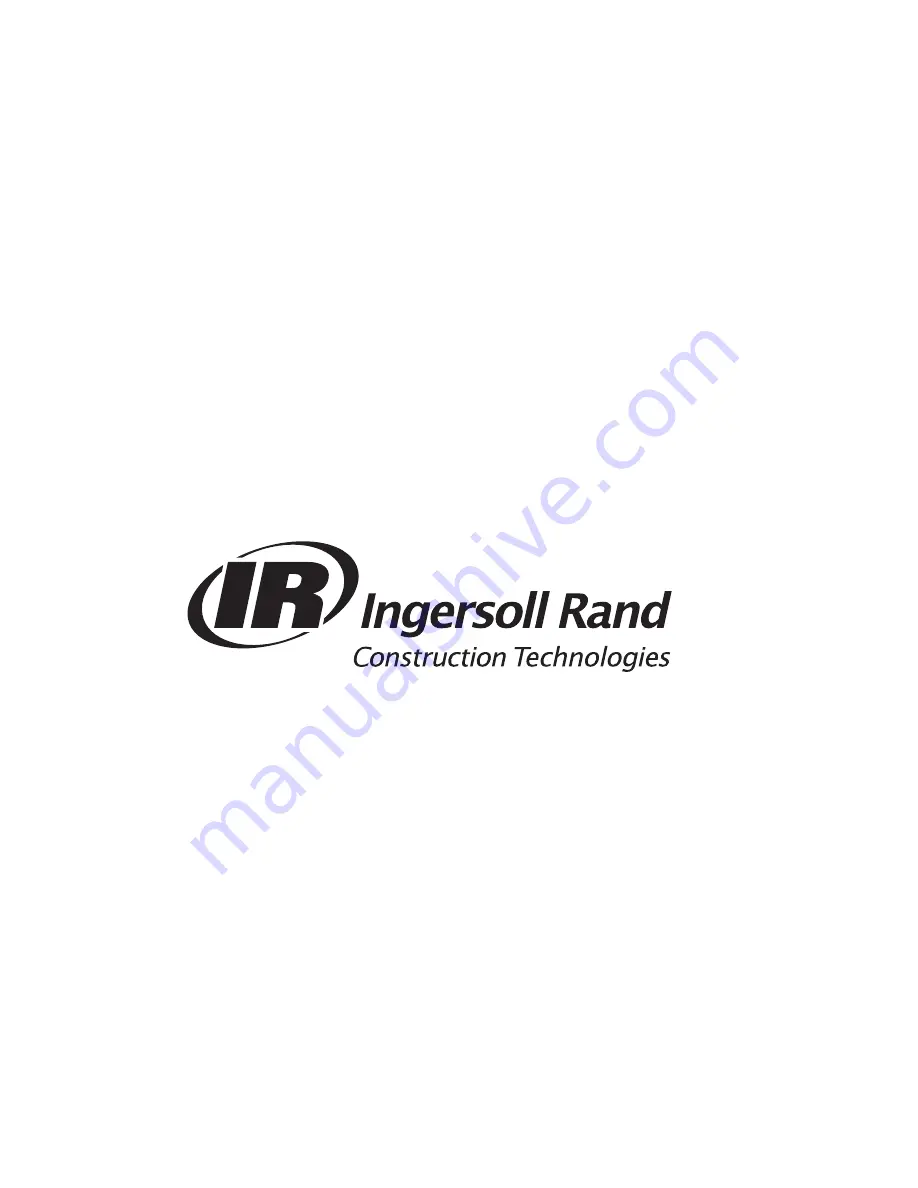 Ingersoll-Rand RX-264H Operation & Maintenance Manual Download Page 28