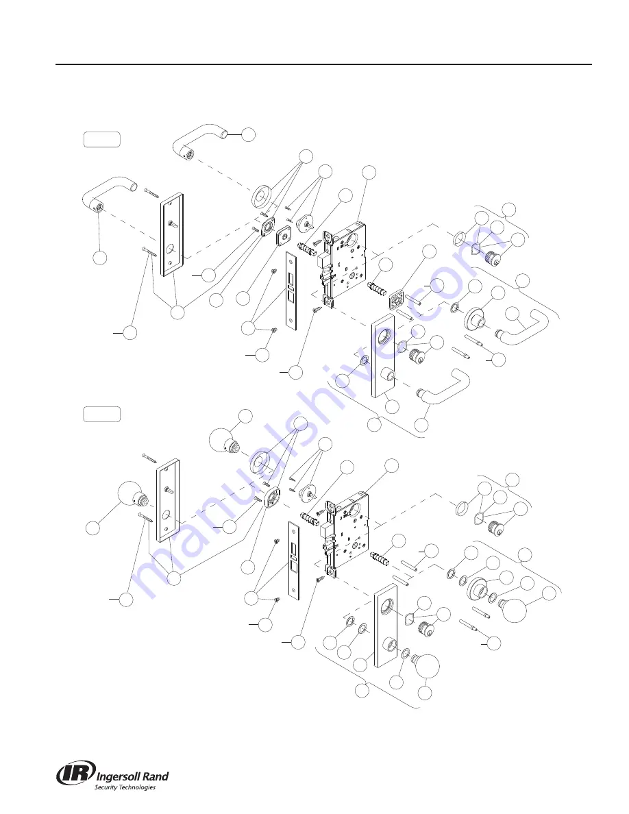 Ingersoll-Rand Schlage L Series Скачать руководство пользователя страница 37