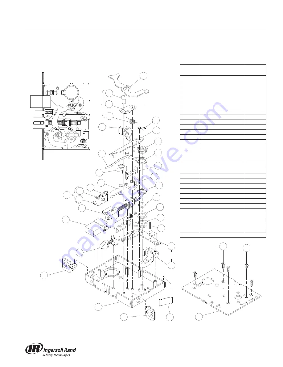 Ingersoll-Rand Schlage L Series Service Manual Download Page 79