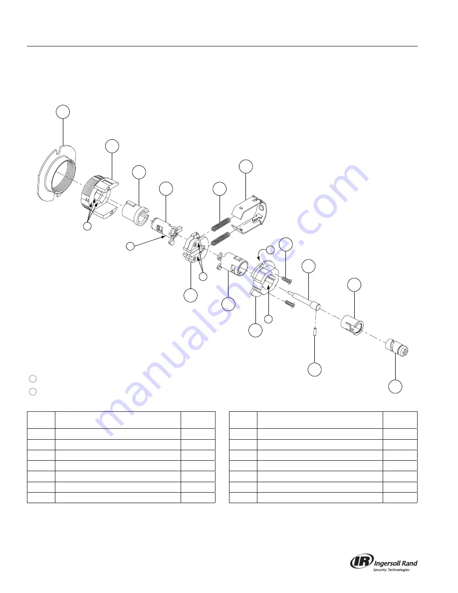 Ingersoll-Rand Schlage ND Series Service Manual Download Page 25