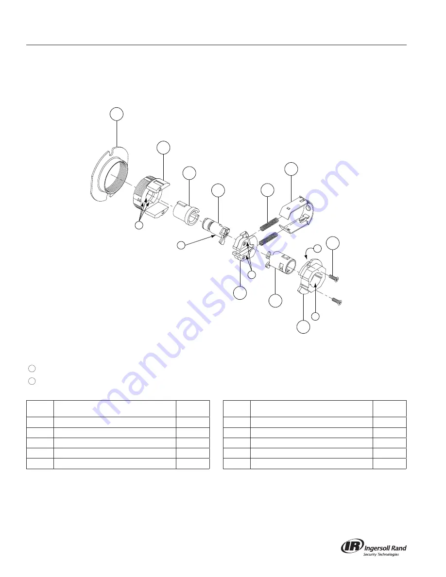 Ingersoll-Rand Schlage ND Series Service Manual Download Page 37