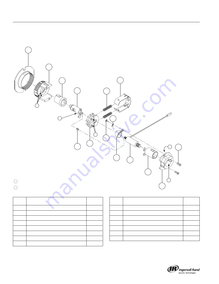 Ingersoll-Rand Schlage ND Series Service Manual Download Page 41