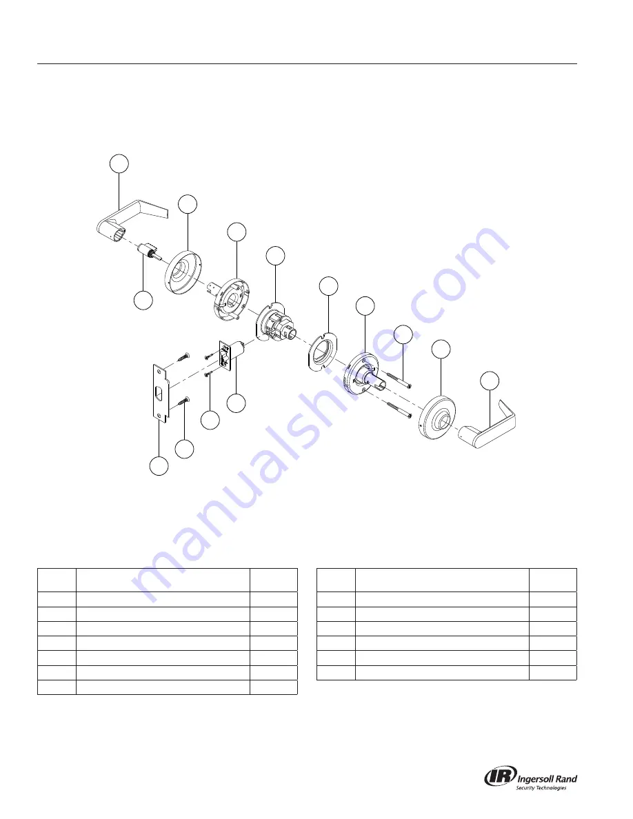 Ingersoll-Rand Schlage ND Series Service Manual Download Page 79