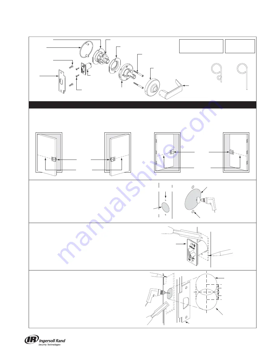 Ingersoll-Rand Schlage ND Series Service Manual Download Page 98