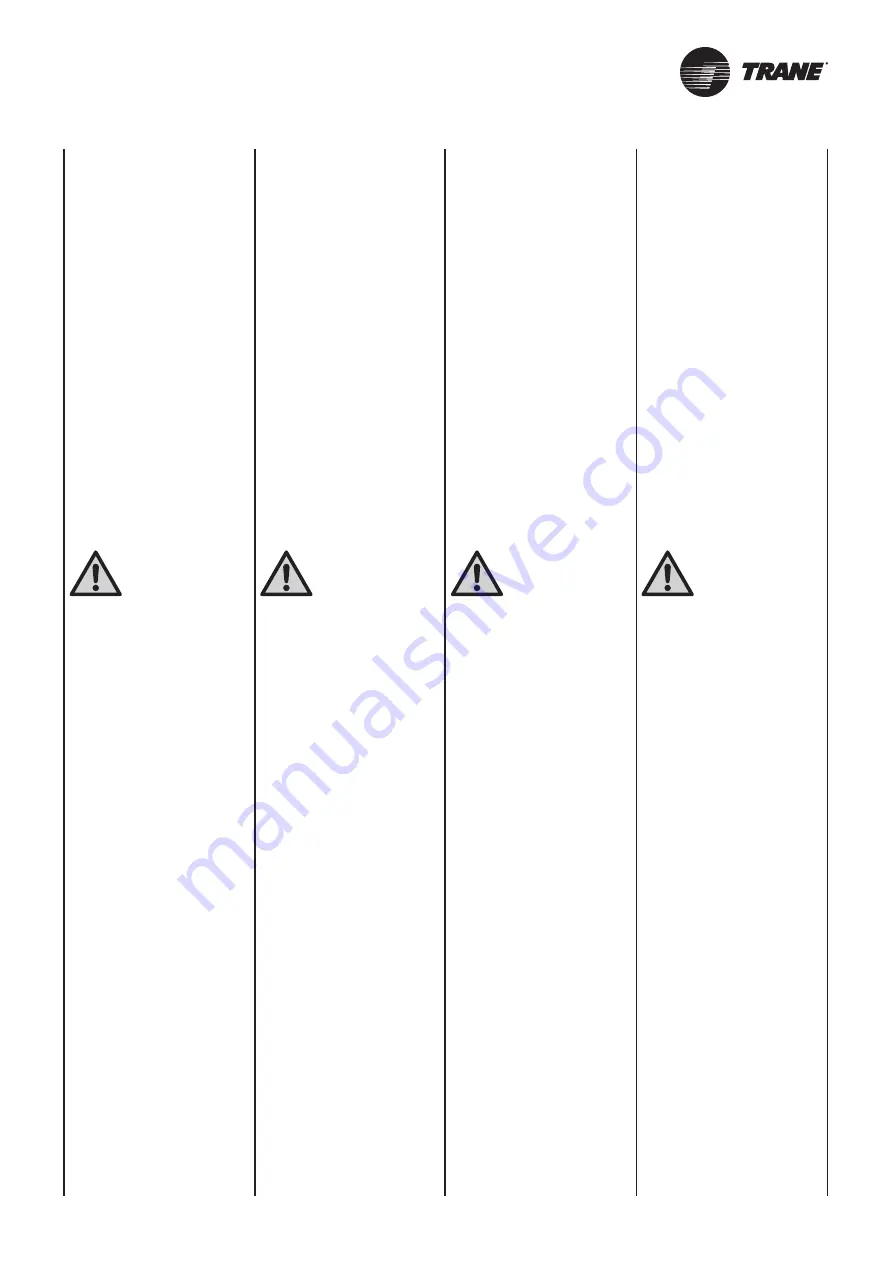 Ingersoll-Rand Trane UniTrane DFE 1 Technical Manual Download Page 47