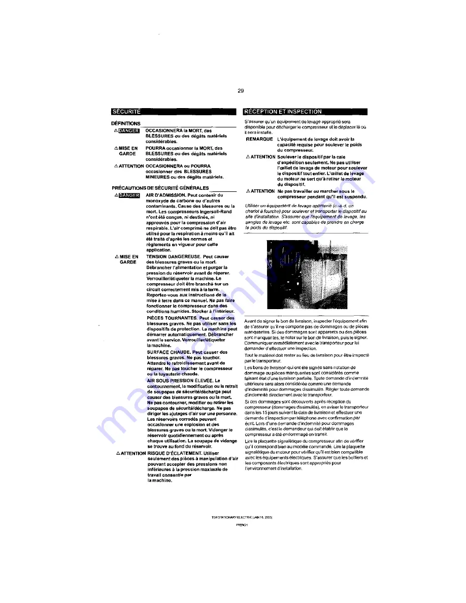 Ingersoll-Rand TS4L5 Owner'S Manual Download Page 29