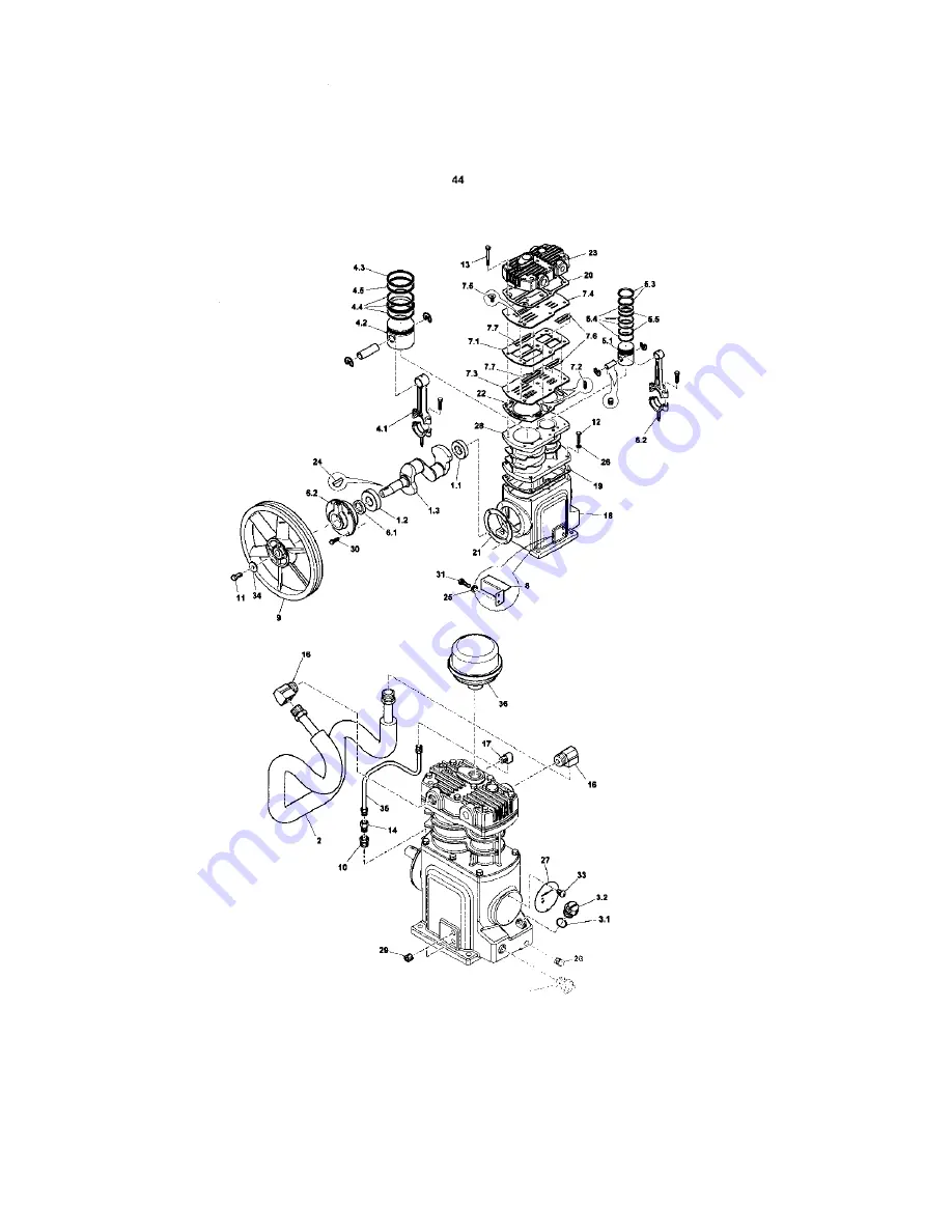 Ingersoll-Rand TS4L5 Owner'S Manual Download Page 44