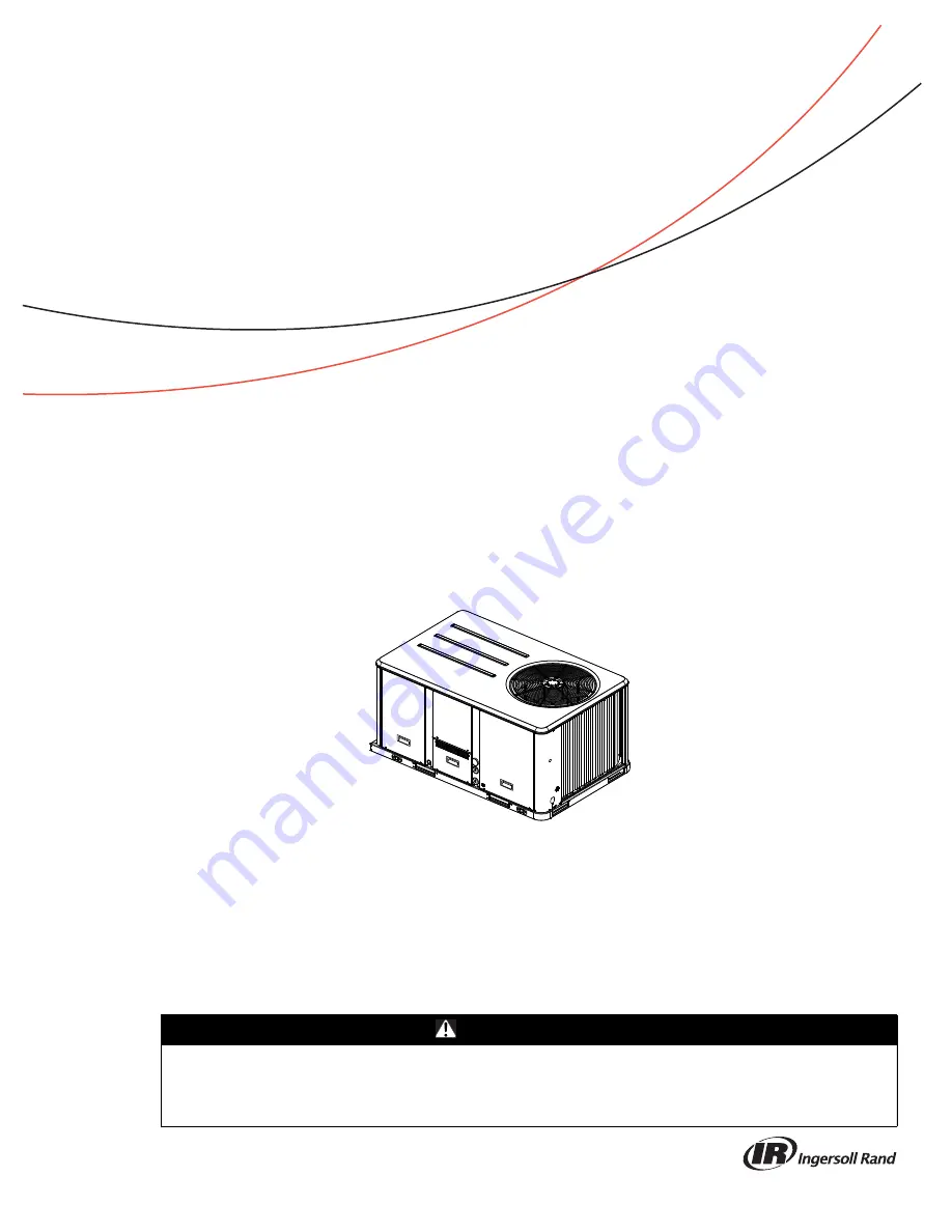 Ingersoll-Rand YZC036E Installation, Operation And Maintenance Manual Download Page 1