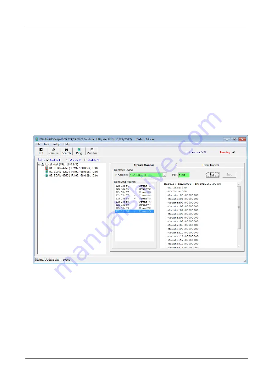 Inlog EDAM-4200 Series User Manual Download Page 40