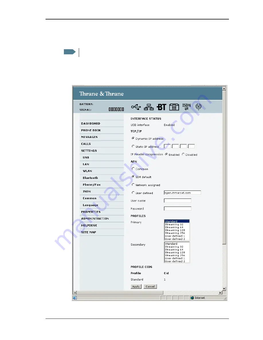 Inmarsat TT-3720A EXPLORER 700 User Manual Download Page 120