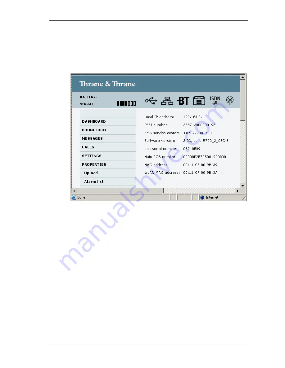 Inmarsat TT-3720A EXPLORER 700 User Manual Download Page 146