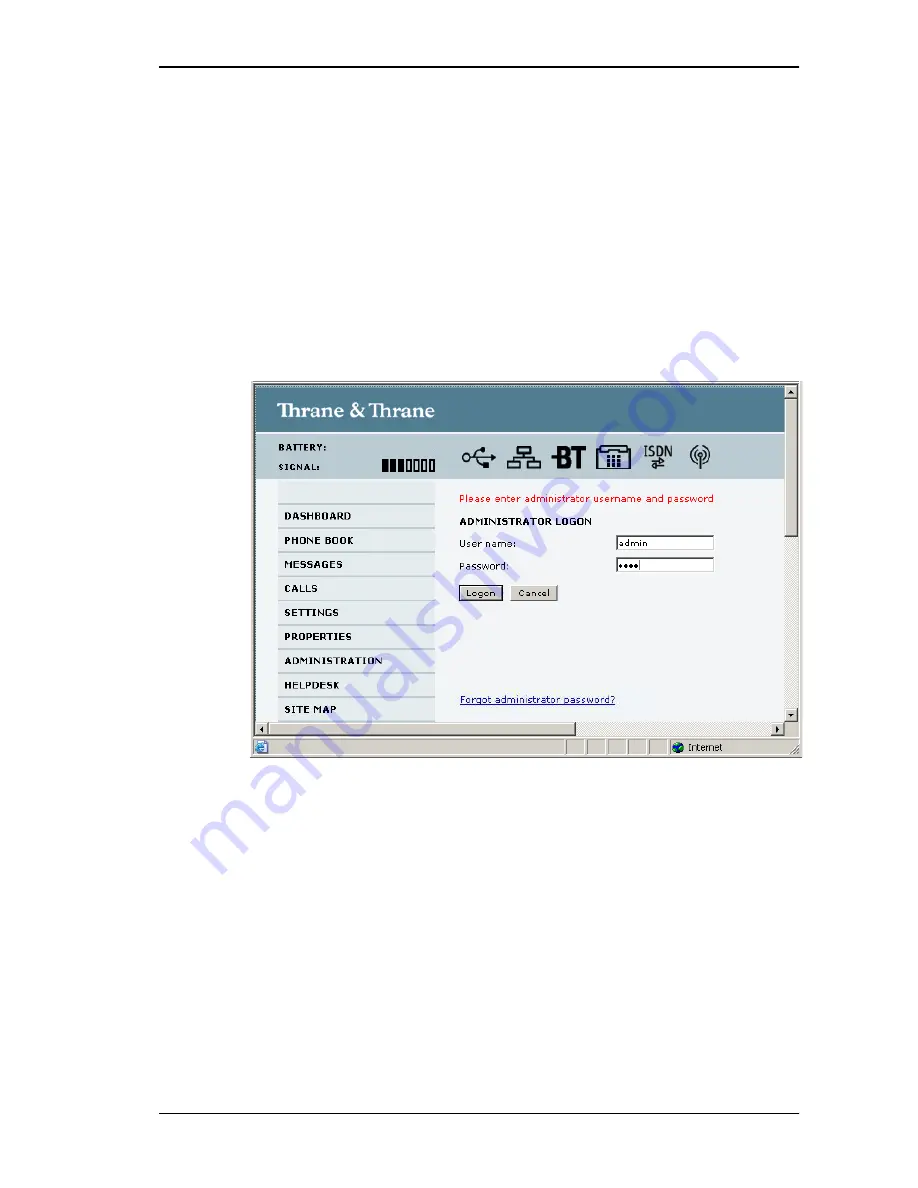 Inmarsat TT-3720A EXPLORER 700 User Manual Download Page 151