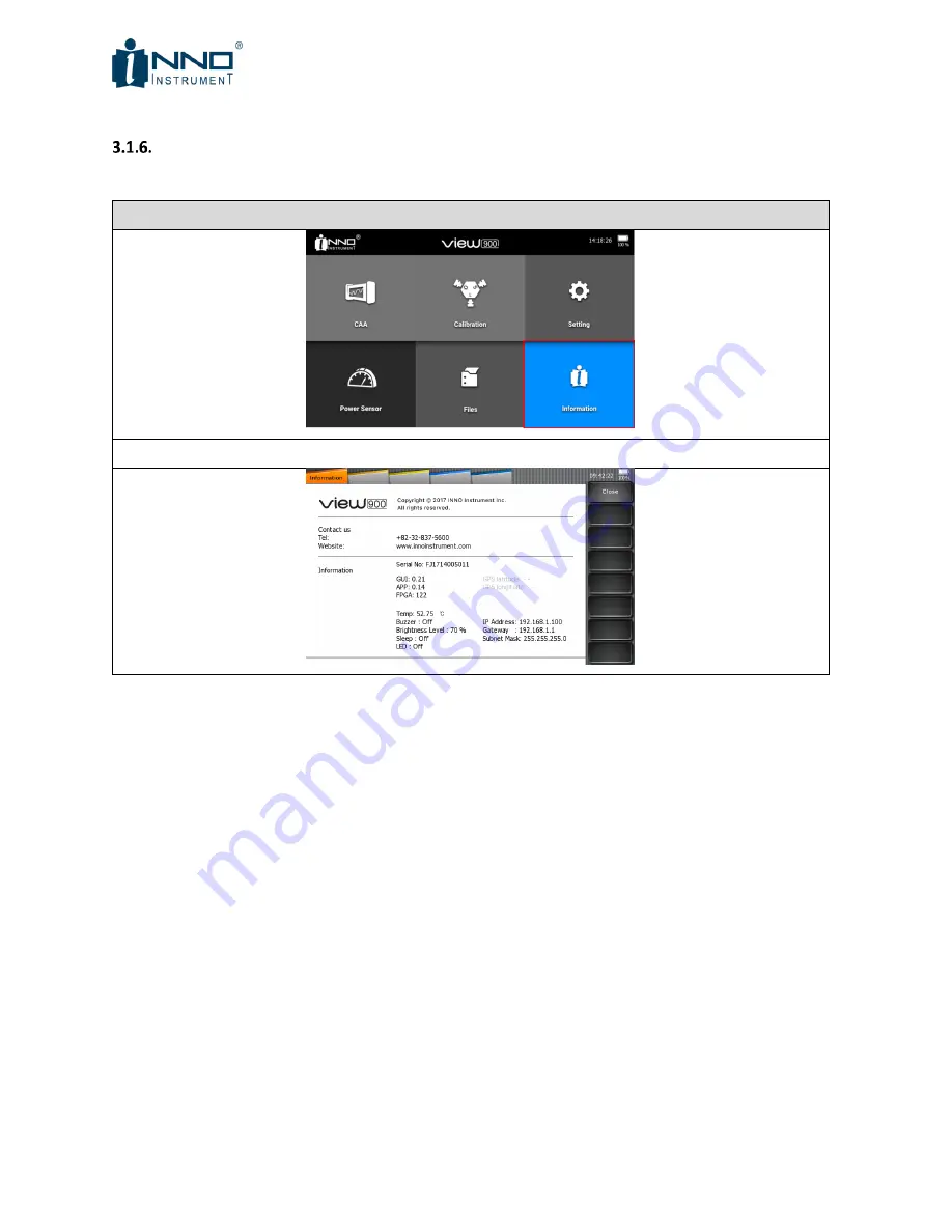 INNO Instrument View 900 User Manual Download Page 30