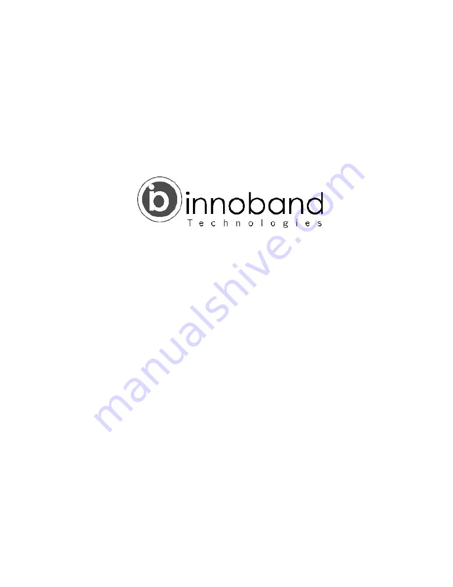 Innoband 8012-B1 Скачать руководство пользователя страница 1