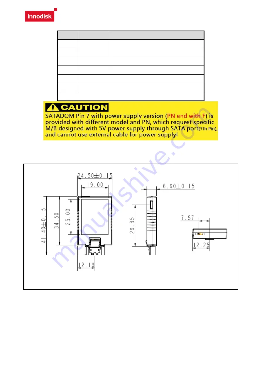 Innodisk SATADOM-MV 3ME3 08GB Manual Download Page 11