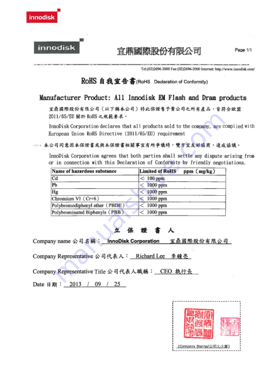 Innodisk SATADOM-MV 3ME3 08GB Manual Download Page 22