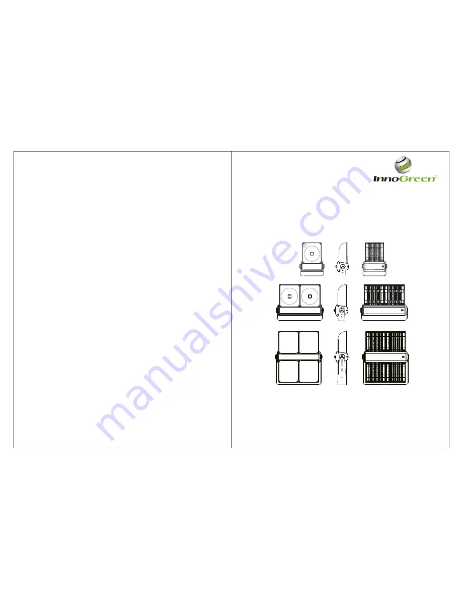 InnoGreen Aurora 150w Installation Manual Download Page 1