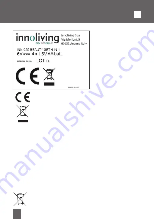 INNOLIVING INN-025 Скачать руководство пользователя страница 18