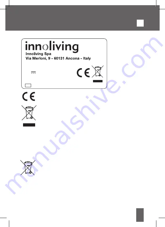 INNOLIVING INN-108 Скачать руководство пользователя страница 11