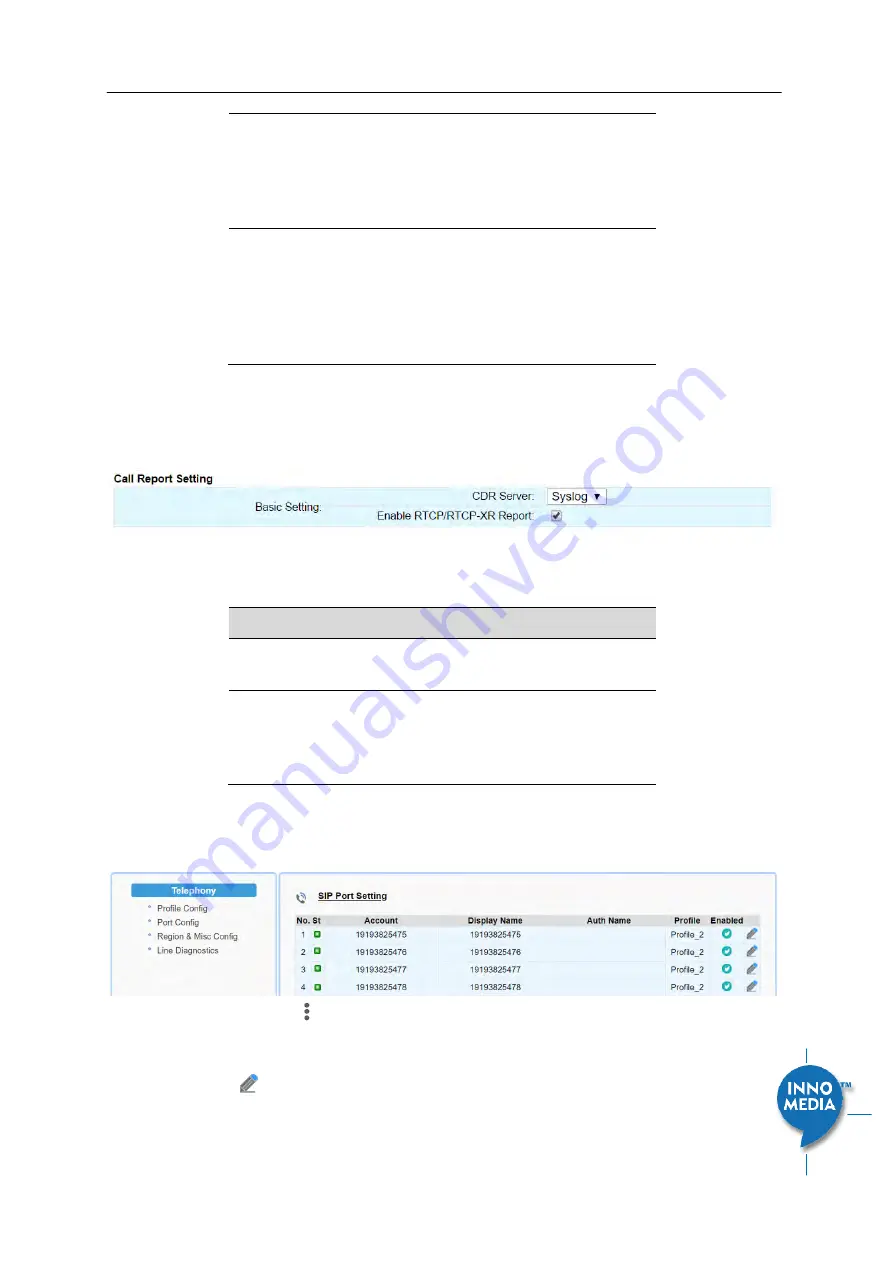 InnoMedia HG8328-1W Administrative Manual Download Page 31