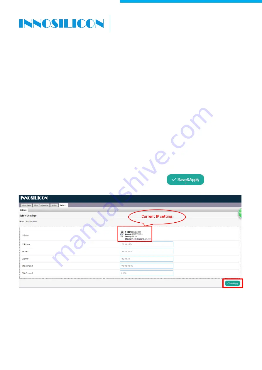 INNOSILICON A4+ LTCMaster User Manual Download Page 10