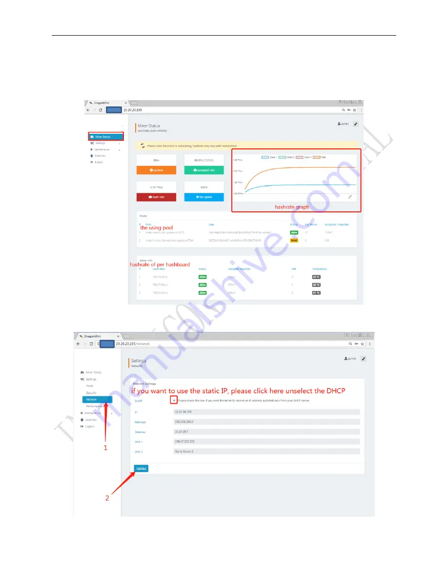 INNOSILICON T2T-24T BTC User Manual Download Page 8