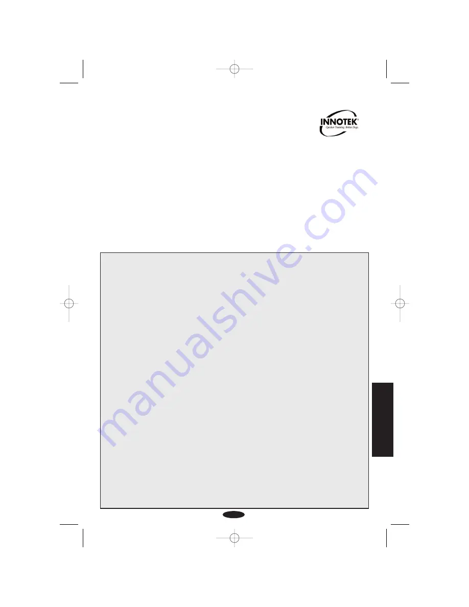 Innotek CS-1600TTE Operating Instructions Manual Download Page 49