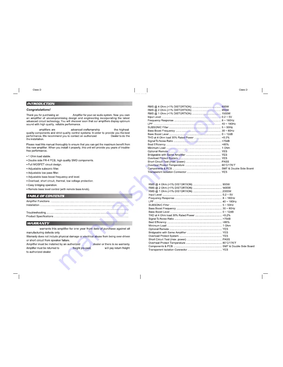 Innotek QA-D600 User Manual Download Page 2