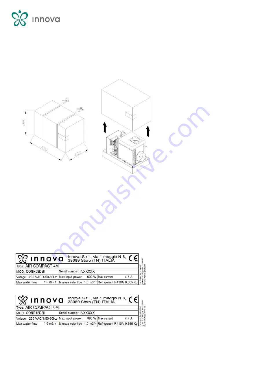 Innova Air Compact 4M Instruction Manual Download Page 4