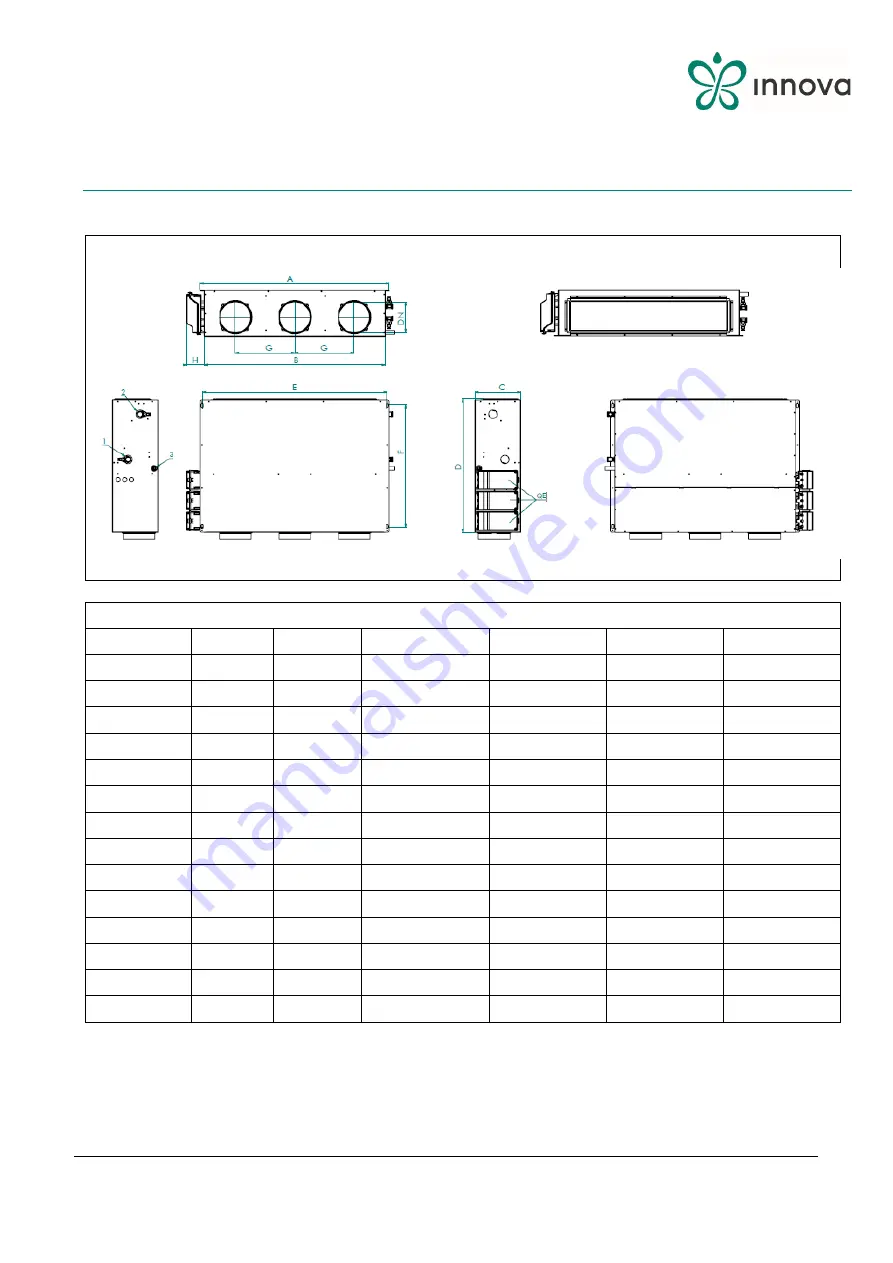 Innova DUCTO MULTI Instructions For Installation, Use And Maintenance Manual Download Page 9