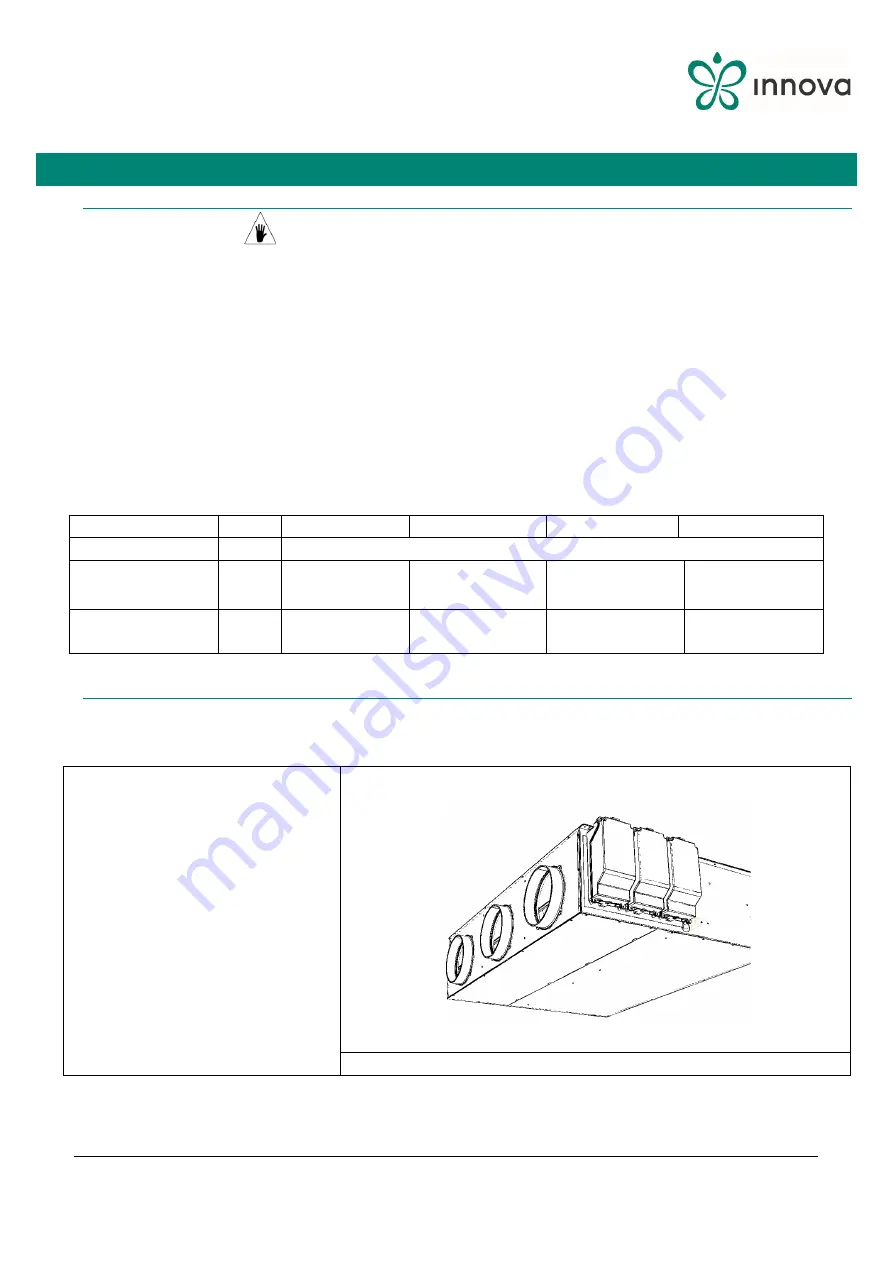 Innova DUCTO MULTI Instructions For Installation, Use And Maintenance Manual Download Page 17