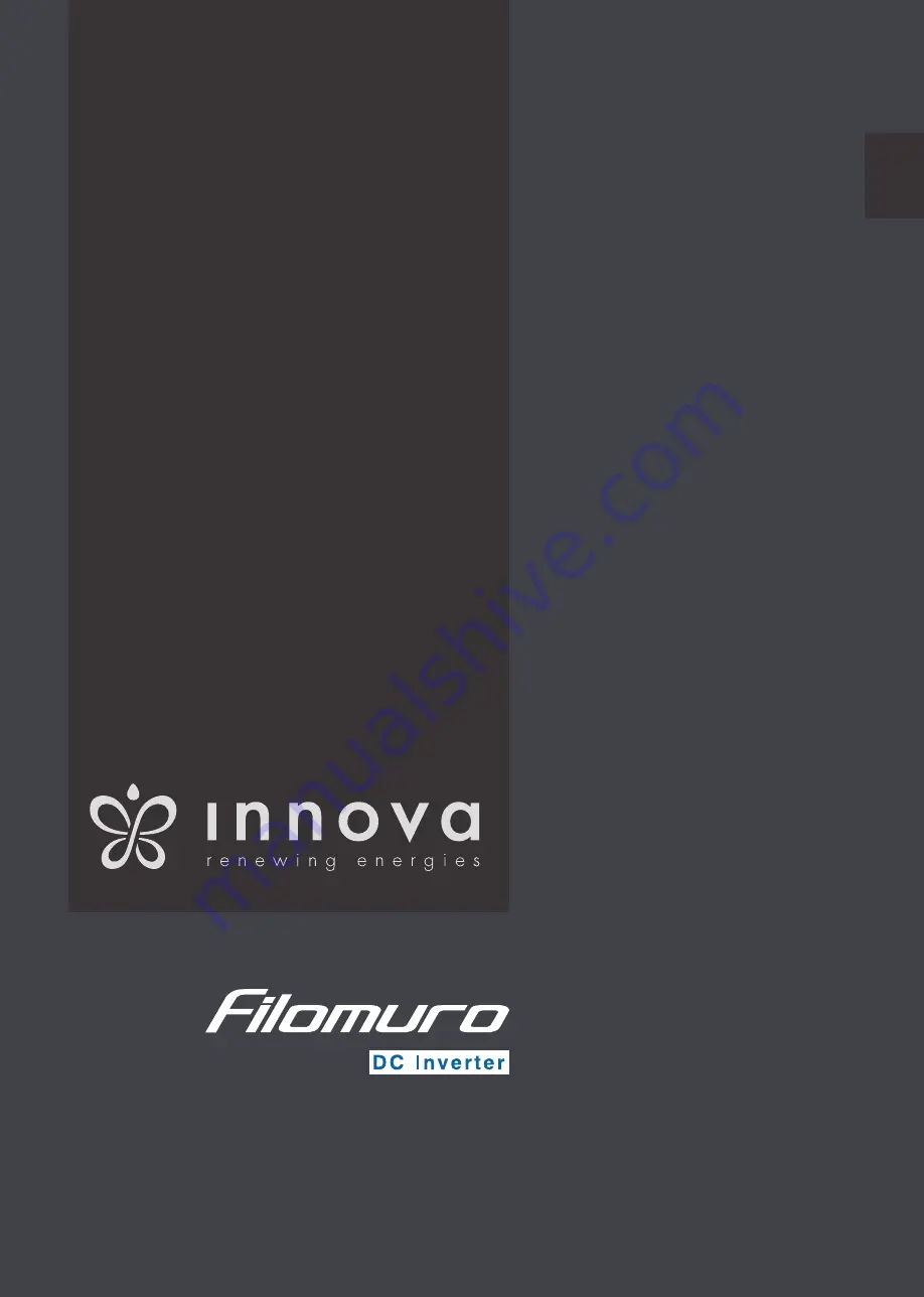 Innova Filomuro SLW 400 Installation And User Manual Download Page 1