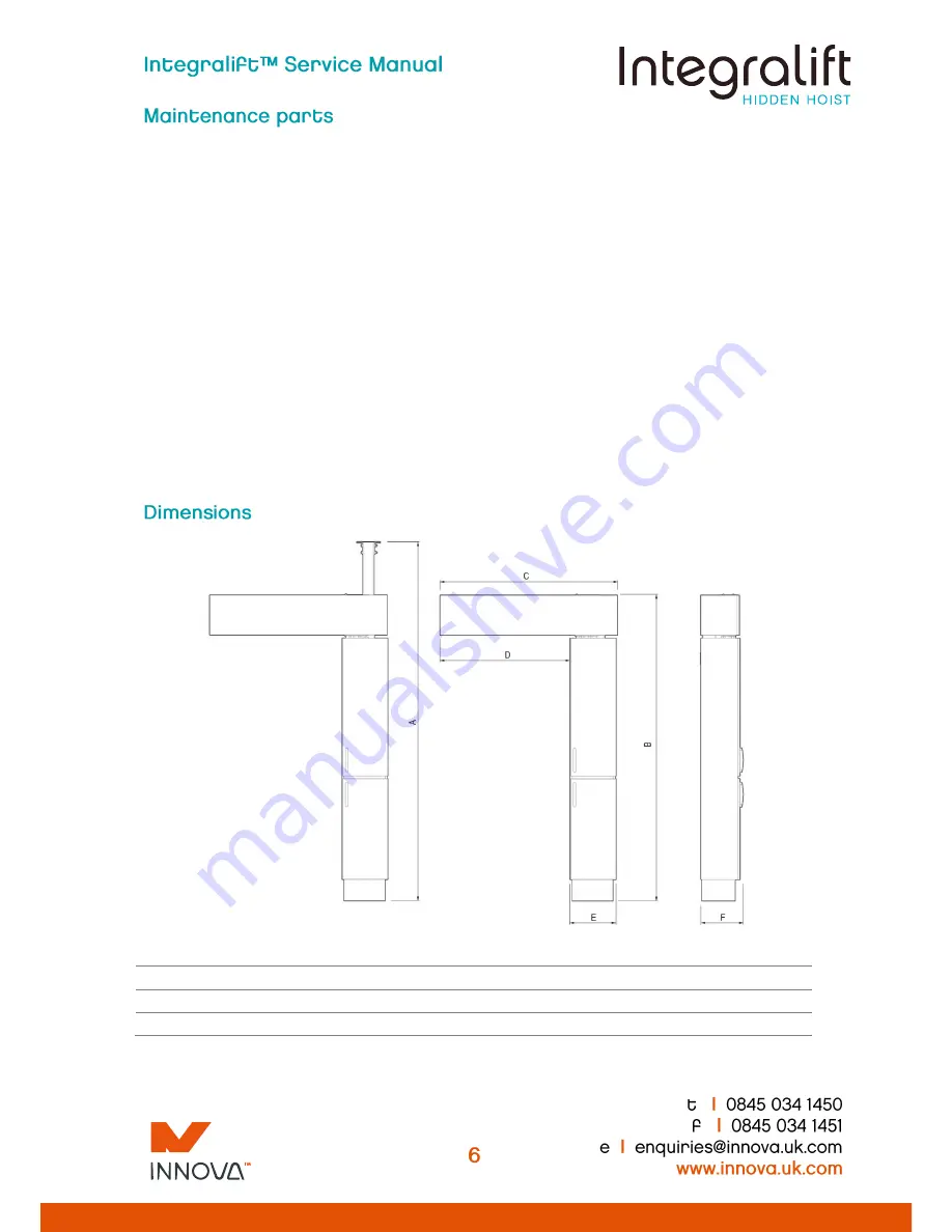 Innova Integralift FC-230 Service Manual Download Page 6