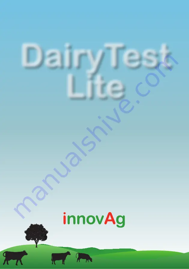 innovAg DairyTest Lite Скачать руководство пользователя страница 1