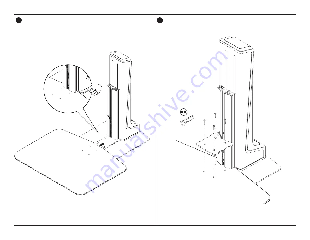 Innovative Innovative Ergonomic Solutions CompuCaddy WINSTON-E DUAL Installation Instructions Manual Download Page 5