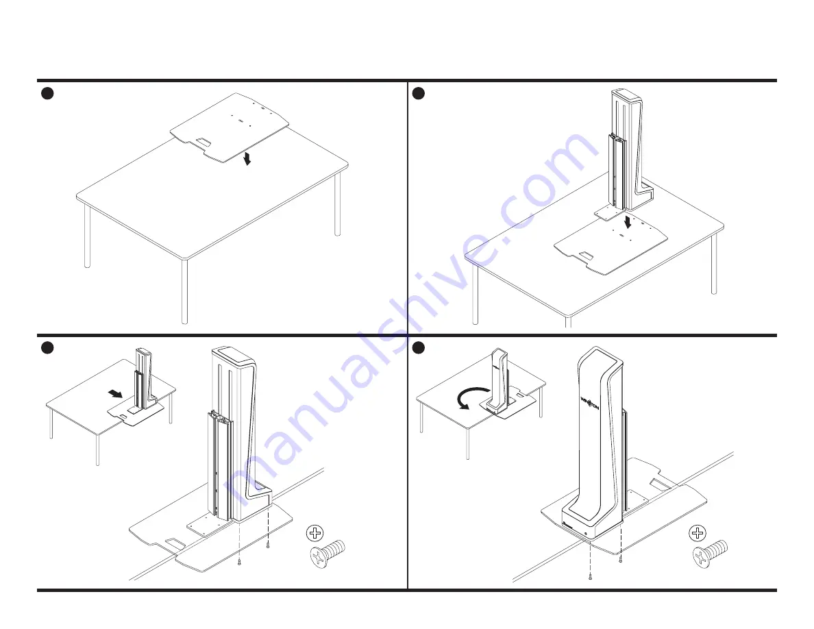 Innovative Winston-E Workstation Triple WNSTE-3 Скачать руководство пользователя страница 4