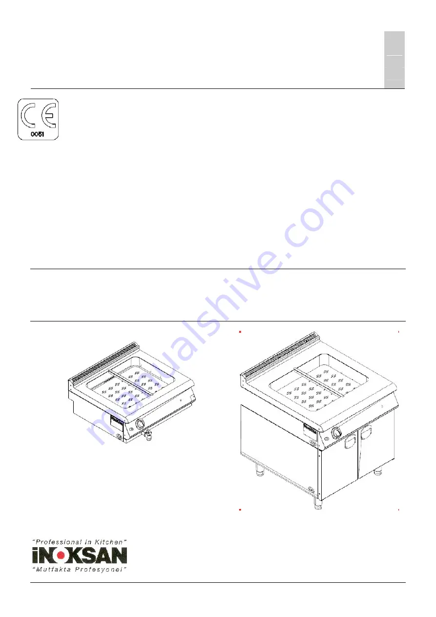 Inoksan 7BG20 Instruction Manual Download Page 1