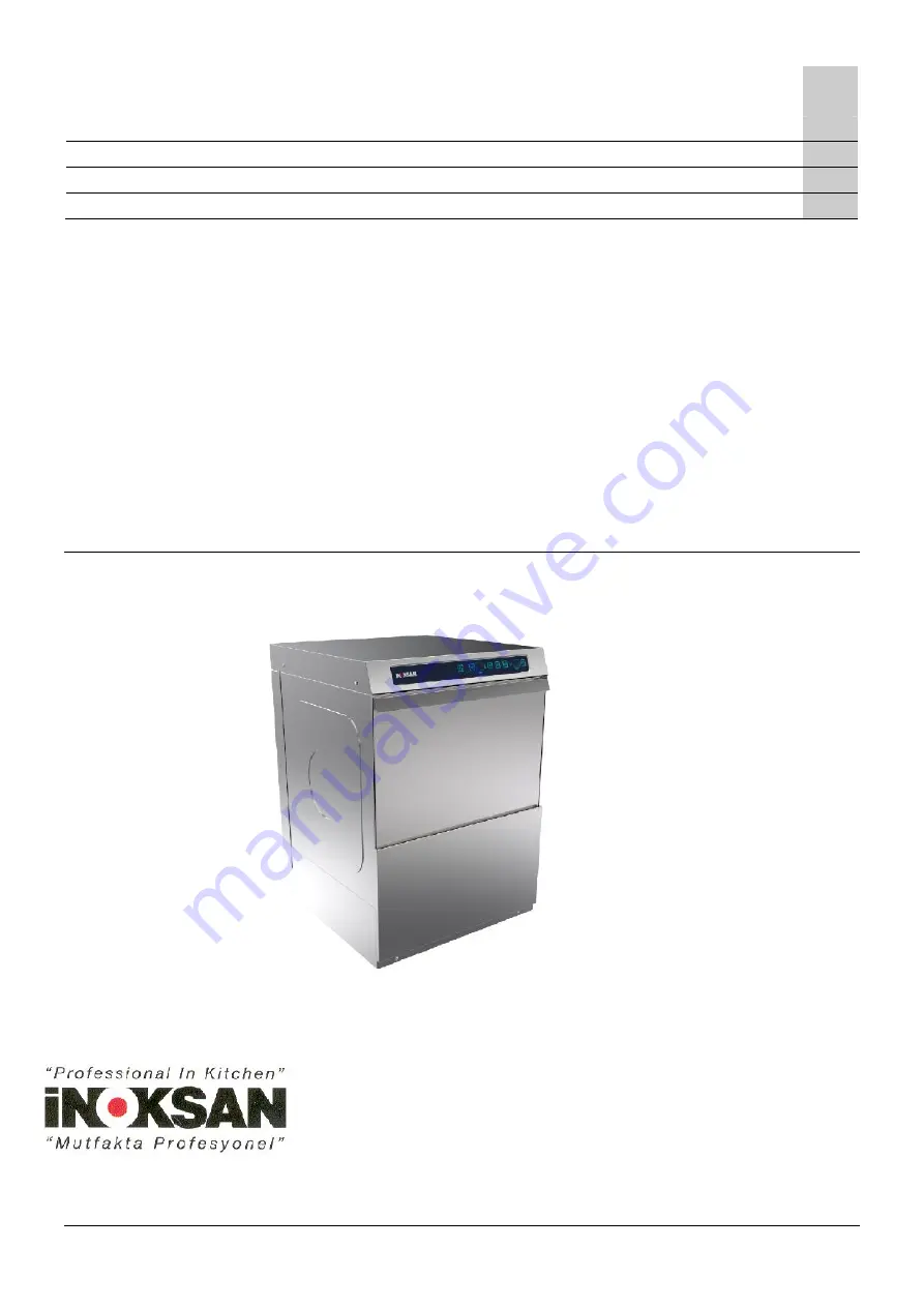 Inoksan BYM052 User Manual Download Page 1