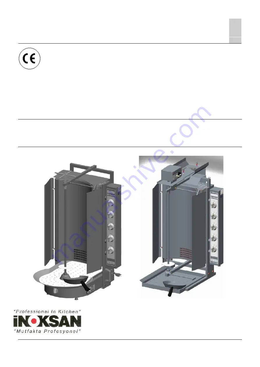 Inoksan PDE303EN Instruction Manual Download Page 1